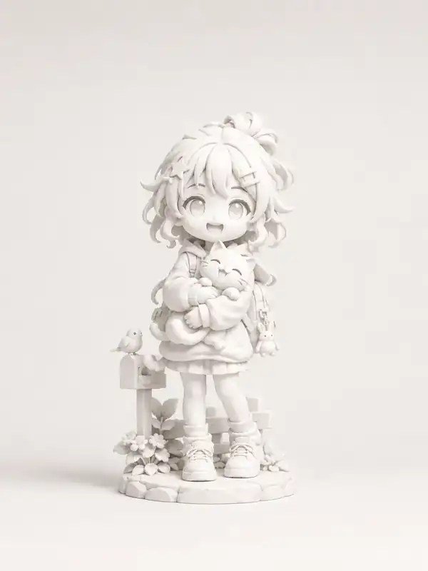 Generated 3D model ready for printing